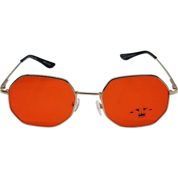 Vintage Color Heptagon Sunglasses (12Pcs)