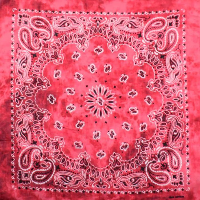 Tie-Dye Patterned Bandana (12pcs)