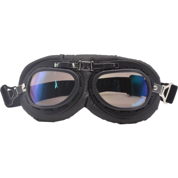 Steampunk Novelty Retro Motorcycle Biker Goggle in Black