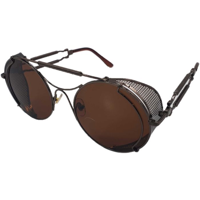 Take A Look About Steampunk Side Shield Sunglasses