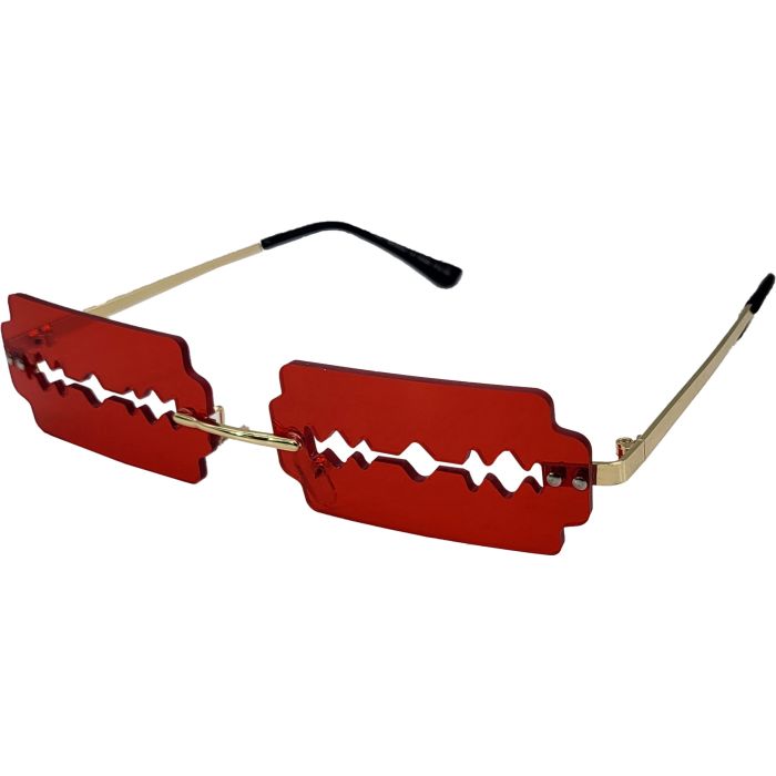 Fashion Trand Funny Razor Blade Sunglasses (12Pcs)