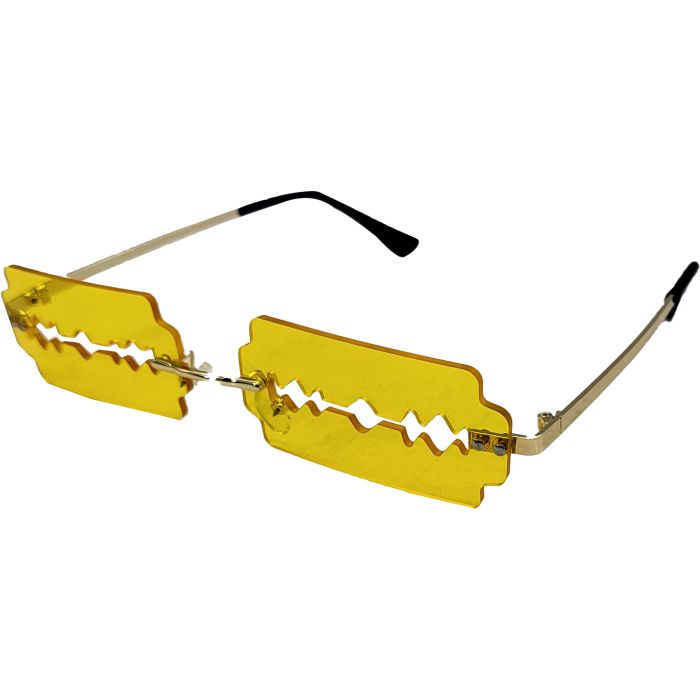 Fashion Trand Funny Razor Blade Sunglasses (12Pcs)