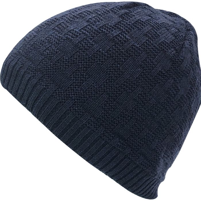Short Knitted Beanies with Linning (12Pcs)
