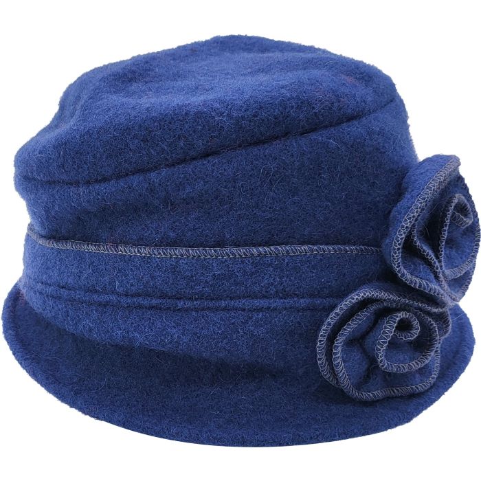 Women's Wool Vintage Cloche Hat