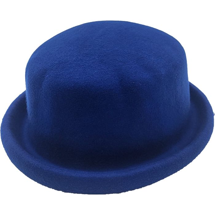Soft Wool Felt Cloche Bowler Hat