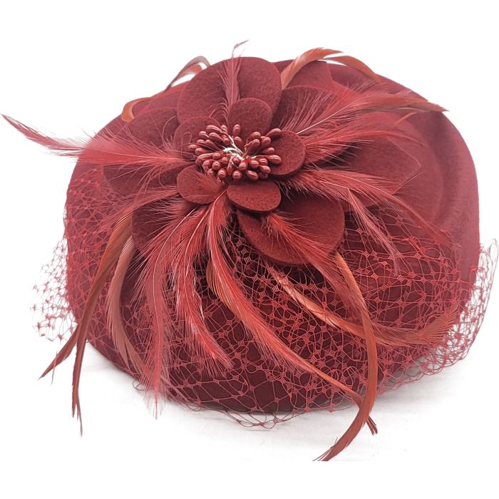 Classic Pillbox Facinator Hat