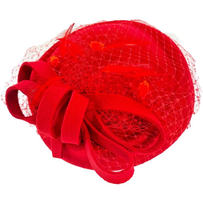 Classic Pillbox Facinator Hat