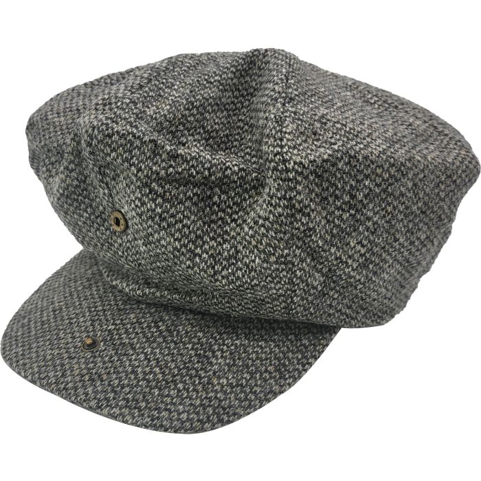 Large Wool Big Apple Newsboy Cap