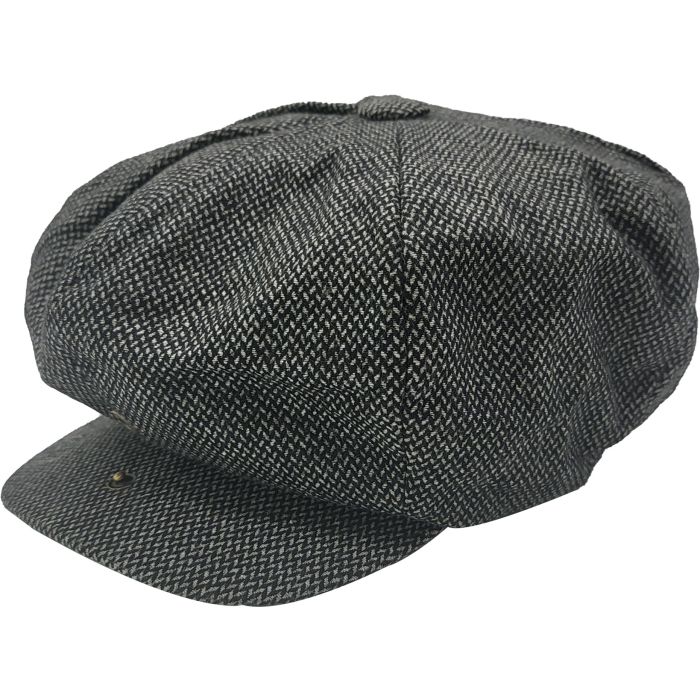 Large Wool Big Apple Newsboy Cap