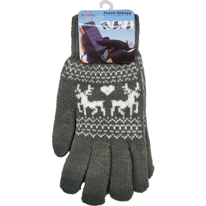 X-Mas Woolly Gloves (12Pcs)