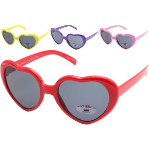 Stylish Kids Heart Shape Sunglasses (24Pcs)