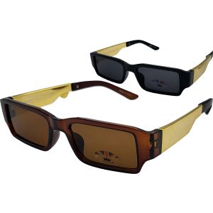 Fashion Rectangular Shape Sunglasses (12Pcs)