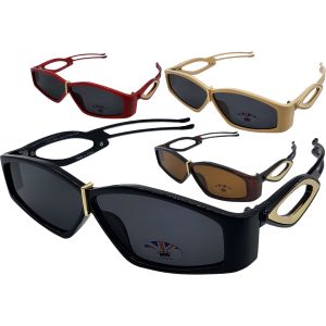 Fashion Rectangular Shape Sunglasses (12Pcs)