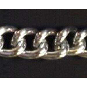 50cm Long Silver Style Hip Hop Costume Chain Necklace
