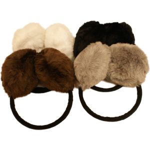 Soft Faux Fur Earmuffs (12pcs)