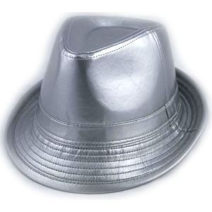 Fancy PVC Trilby Hat (12Pcs)