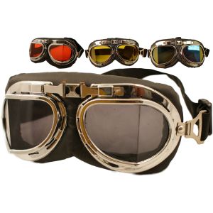 Novelty Retro Motorcycle Biker Goggles (12pcs)