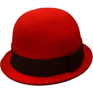 Womens Wool Felt Vintage Cloche Hat
