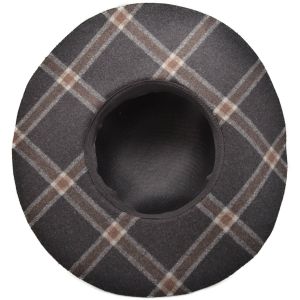 Womens Wide Brim Cloche Hat