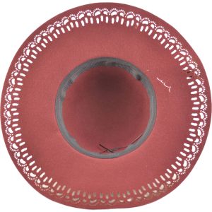 Womens Wide Brim Wool Cloche Hat