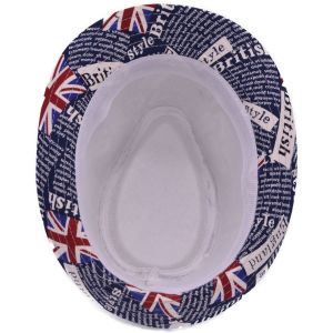 Union Jack Trilby Hat