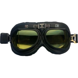 Steampunk Novelty Retro Motorcycle Biker Goggle in Black