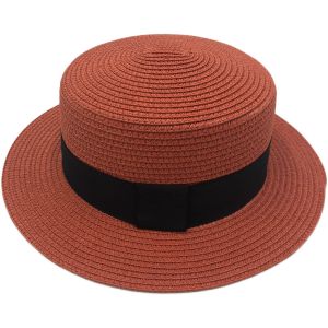 Summer Boater Hat (12Pcs)
