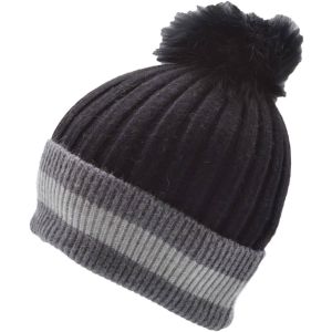 Real Fur Pompom Beanie