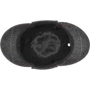 Sherlock Holmes Deerstalker Tweed Check Hat