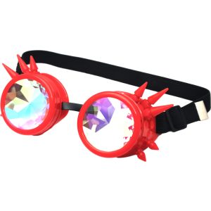 Novelty Ringed Steampunk Diamond Goggles (12pcs)
