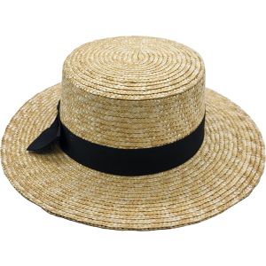 Summer Boater Straw Hat