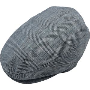 Mens Casual Outdoor Checked Flat Cap
