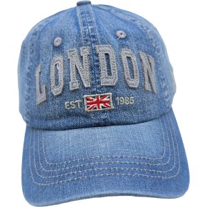 London Denim Baseball Caps (12Pcs)