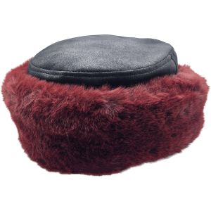 PVC Faux Fur Bandhat Skull Cap