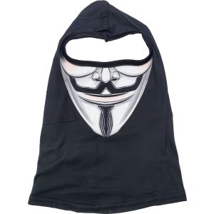 V For Vendetta Anonymous Black Balaclava (12pcs)