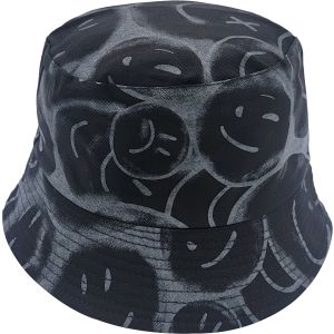 Summer Fisherman Smile Face Bucket Hats (12Pcs)
