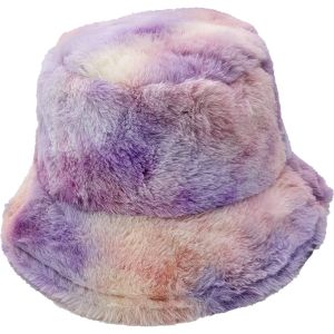 Fluffy Multi-Colour Bucket Hat