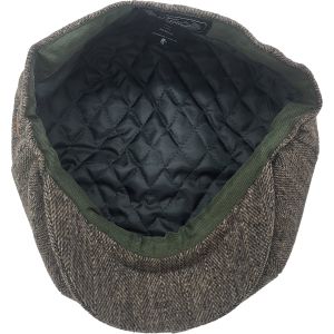Classic Brown Wool Newsboy Cap
