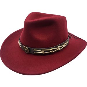 Premium Wool Felt Cowboy Hat