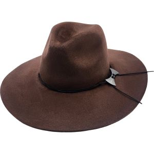 Wool Felt Big Brim Fedora Hat