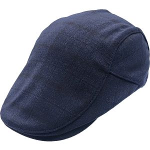 Classic Adjustable Check Flat Cap