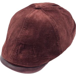 Adjustable 6-Pence Corduroy Newsboy Cap