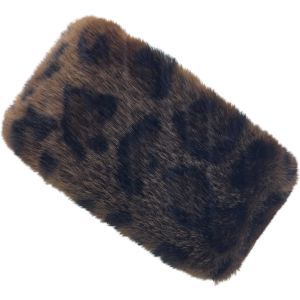 Soft Faux Fur Leopard Headband