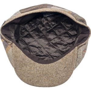 Patchwork Eight Panel Newsboy Cap