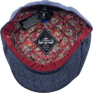 Classic Herringbone Newsboy Cap