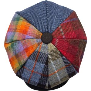 Patchwork Big Apple Newsboy Cap