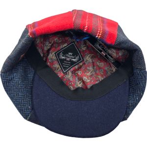 Patchwork Big Apple Newsboy Cap