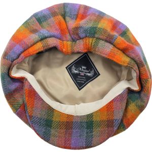Multicolour One Size Newsboy Cap