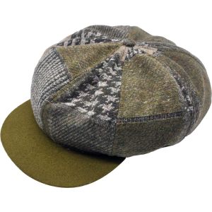 Patchwork Big Apple Newsboy Cap