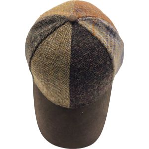Patchwork Wool Baseball Cap